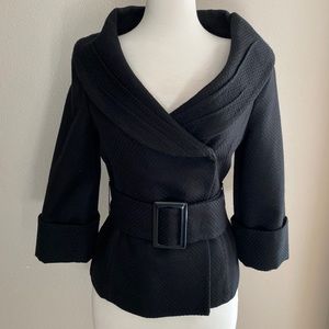 Tulle Fitted Dress Coat M Anthropologie